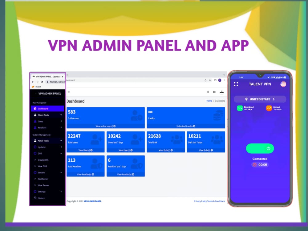 panel vpn